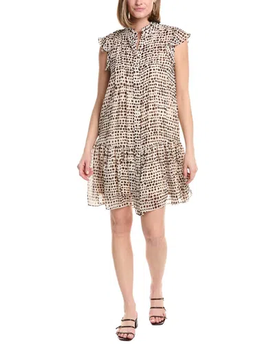 Julia Jordan Printed Cap Sleeve Mini Dress In Multi