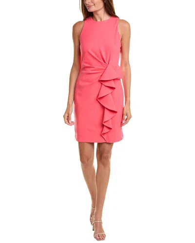Julia Jordan Ruffle Mini Dress In Pink