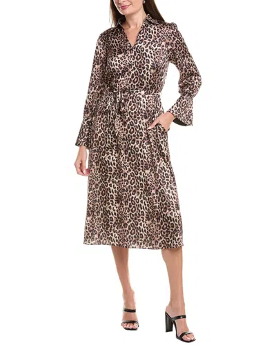 JULIA JORDAN JULIA JORDAN SATIN MIDI DRESS