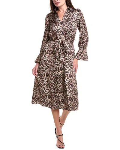JULIA JORDAN SATIN MIDI DRESS