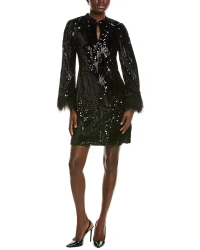 Julia Jordan Sequin Mini Dress In Black
