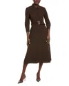 Julia Jordan Shirtdress In Brown