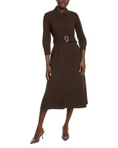 Julia Jordan Shirtdress In Burgundy