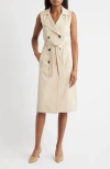Julia Jordan Belted Trench Dress