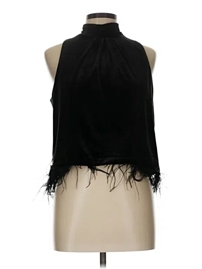 Pre-owned Julia Jordan Sleeveless Blouse In Black