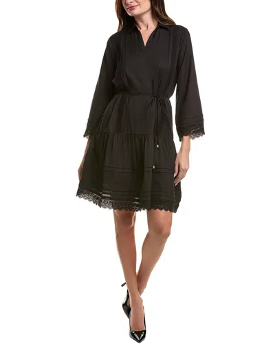 Julia Jordan Solid Mini Dress In Black