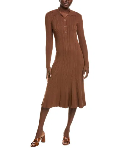 Julia Jordan Sweaterdress In Brown