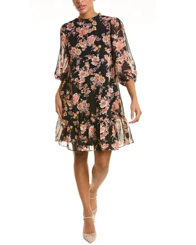Julia Jordan Tunic Mini Dress In Brown