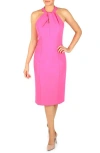 Julia Jordan Twist Neck Sheath Dress