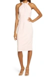 Julia Jordan Twist Neck Sheath Dress