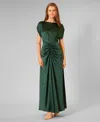 Julia Jordan Women's Boat Neck Gown In Green