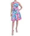 Julia Jordan Women's Floral-print Fit & Flare Dress In Multi