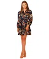 Julia Jordan Women's Long-sleeve Printed Dress In Multi