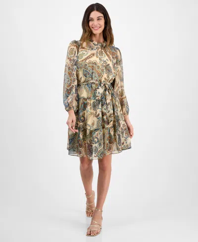 Julia Jordan Women's Paisley-print Fit & Flare Dress In Multi