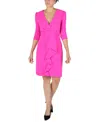 Julia Jordan 3/4-sleeve Sheath Dress In Hot Pink