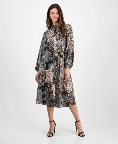 Julia Jordan Women's Printed Shirt Dress In Multi