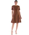 Julia Jordan Mini Dress In Cocoa