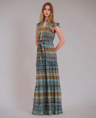 Julia Jordan Women's Sleeveless Maxi Dress In Multi
