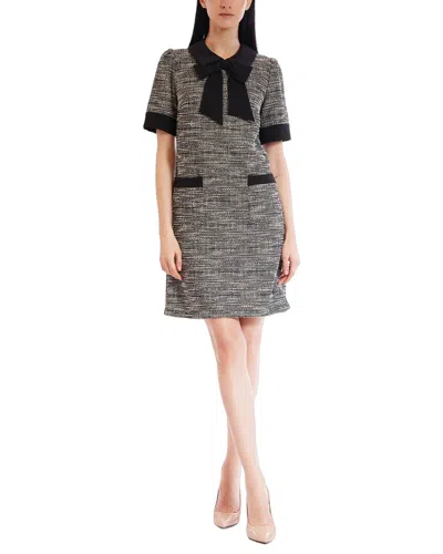 Julia Jordan Wool-blend Mini Dress In Gray