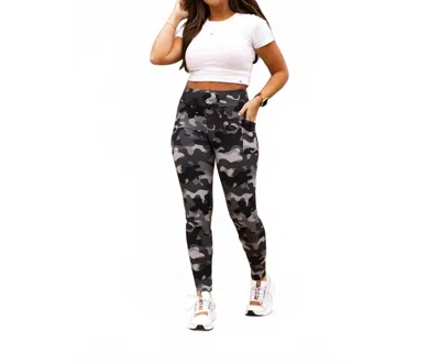 Julia Rose Charlie Full-length Leggings In Camo In Multi