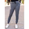 Julia Rose Cindy Joggers In Charcoal In Pink