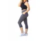 Julia Rose The Dani Capri With Pockets In Charcoal In Pink