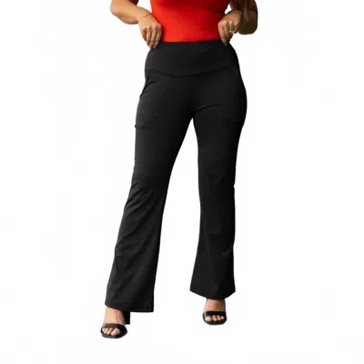 Julia Rose Everyday Tummy Control Pants In Black