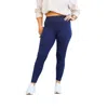 Julia Rose Full-length Leggings With Pocket In Navy In Blue