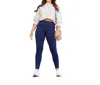 Julia Rose Full Length Leggings With Pocket In Navy In Blue