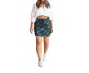 Julia Rose The Kai Jogger Skirt In Camo In Blue