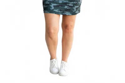 Julia Rose Kai Jogger Skirt In Camo In Multi