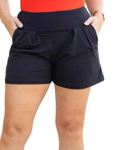 Julia Rose Lindsay Luxe Shorts In Black