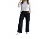 Julia Rose The Jenna Comfy Wide Leg Fleece Pants In Black In Black
