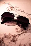 Julia Rose Unisex The Alex High Quality Aviator Sunglasses In Black In Black