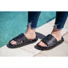 Julia Rose Women's Insanely Comfy Beach Casual Slides In Black Leopard