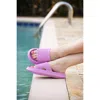 Julia Rose Women's Insanely Comfy Beach Casual Slides In Hot Pink In Pink
