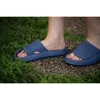 Julia Rose Women's Insanely Comfy Beach Casual Slides Sandal In Navy Blue In Blue