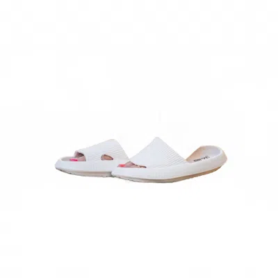 Julia Rose Women's Insanely Comfy Slides In Solid White