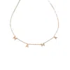 Julia Rose Women's Mama Necklace In Rose Gold In Multi