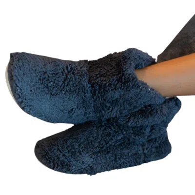 Julia Rose Women's Matilda Indoor Slipper Bootie In Navy In Blue