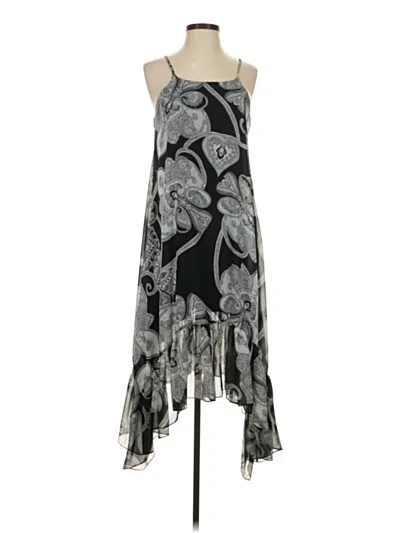 Pre-owned Julian Chang Cocktail Dress In Gray