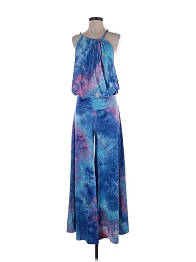 Pre-owned Julian Chang Jumpsuit In Blue
