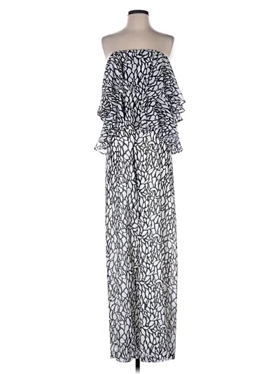 Pre-owned Julian Chang Jumpsuit In Silver