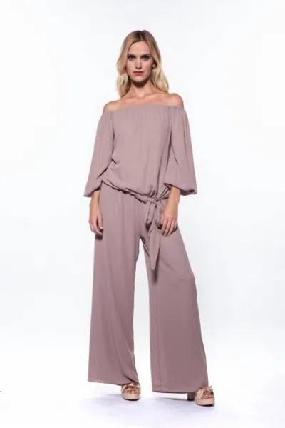 Julian Chang Luna Top In Neutral In Sand