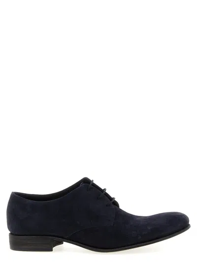 Julian Suede Lace Up In Blue