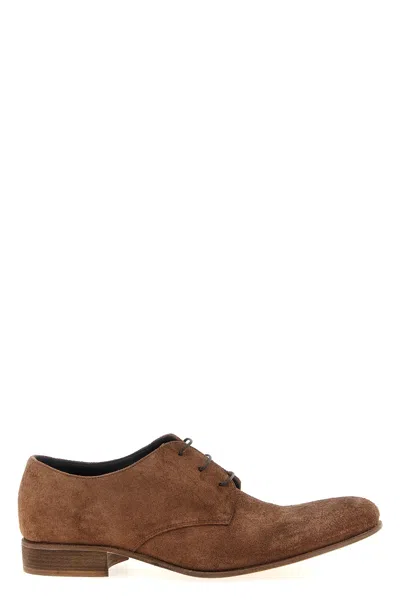 Julian Suede Lace Up In Brown
