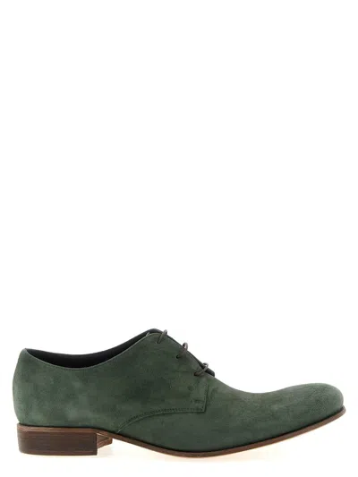 Julian Suede Lace Up In Green