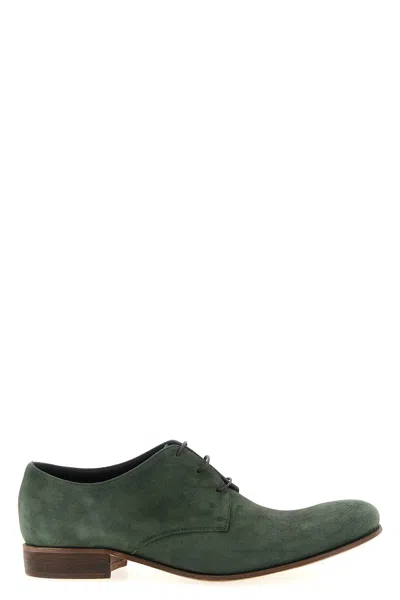 Julian Suede Lace Up In Green