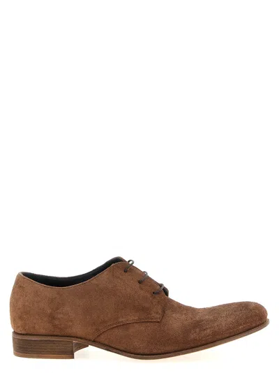 Julian Suede Lace Up Lace Up Shoes Brown