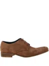 Julian Suede-leather Lace-up Shoes In Brown